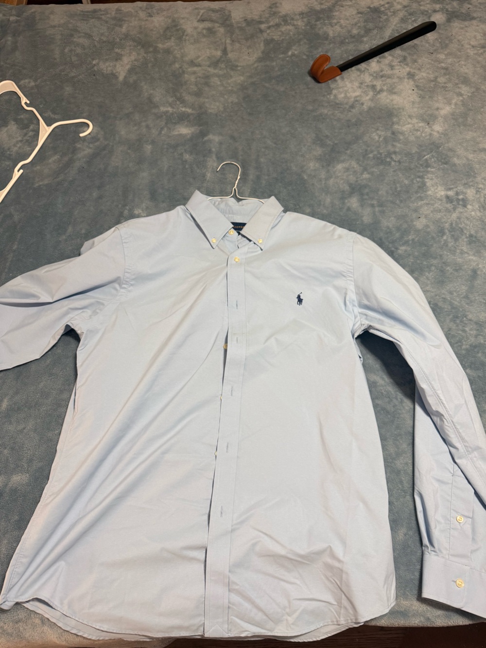 Ralph Lauren Light Blue Button-Down Dress Shirt